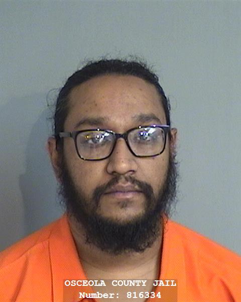 Booking photo - RYAN DARSHANAND BRIJLAL - Osceola, Florida